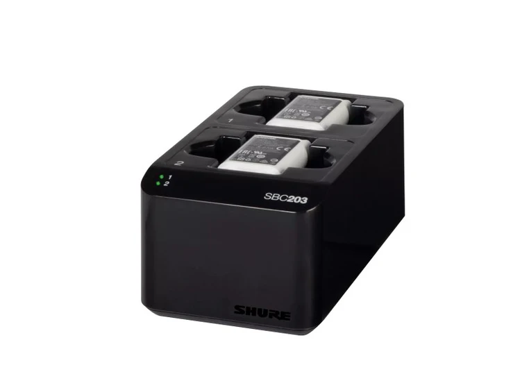 Shure Dual Docking Charger For SLX-D1/2/3 - SB903 battery 