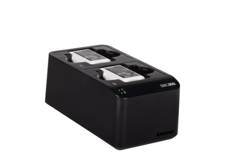 Shure Dual Docking Charger For SLX-D1/2/3 - SB903 battery 