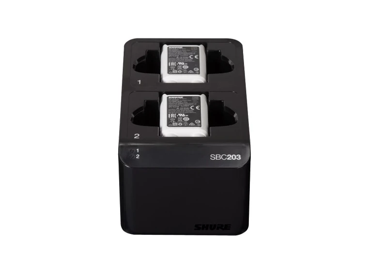 Shure Dual Docking Charger For SLXD1/SLXD2 - SB903 battery 