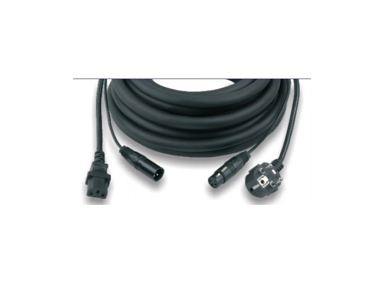 Soundsation PF200-10 Kabel for aktiv høyttaler 10m Signal + nett 
