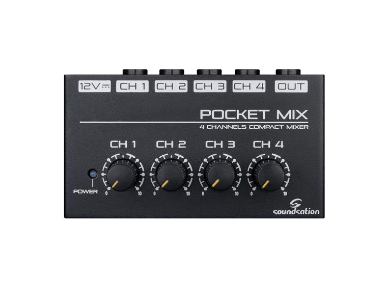 Soundsation POCKET-MIX 4 Channel Mini-mixer