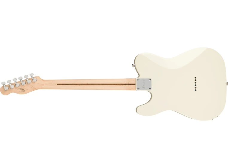 Squier Affinity Series Telecaster Olympic White, White PG, Laurel Fb 