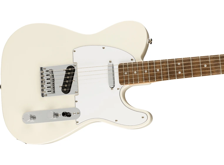 Squier Affinity Series Telecaster Olympic White, White PG, Laurel Fb 