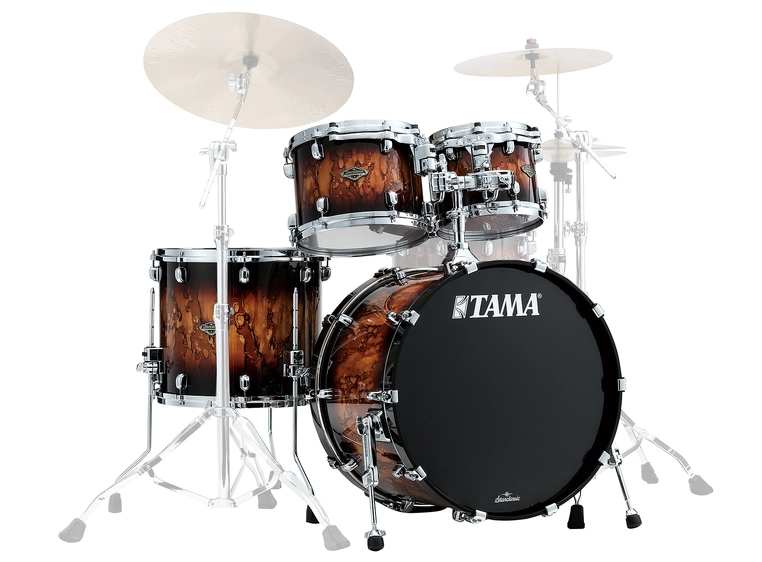 Tama WBS42S-MBR SC Walnut/Birch 4-shell kit(10,12,16,22), Molten Brown Burst 