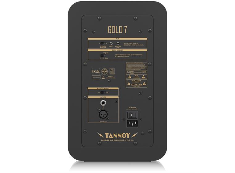 Tannoy GOLD 7 Studiomonitor 300-Watt (Pris pr stk)