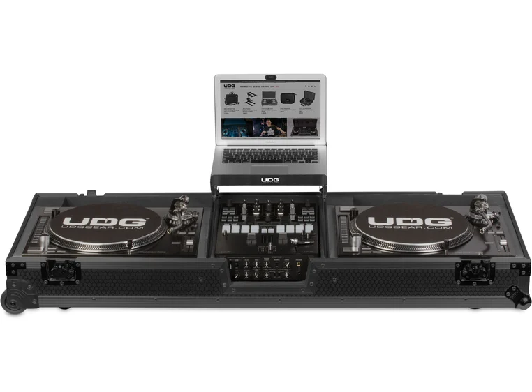 UDG Gear Ultimate Flightcase Set PLX9/SL1200 Black MK2 Plus 