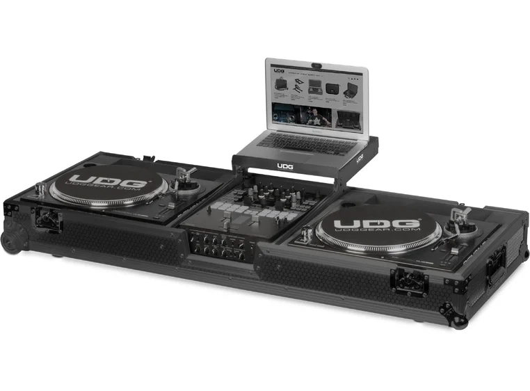 UDG Gear Ultimate Flightcase Set PLX9/SL1200 Black MK2 Plus 