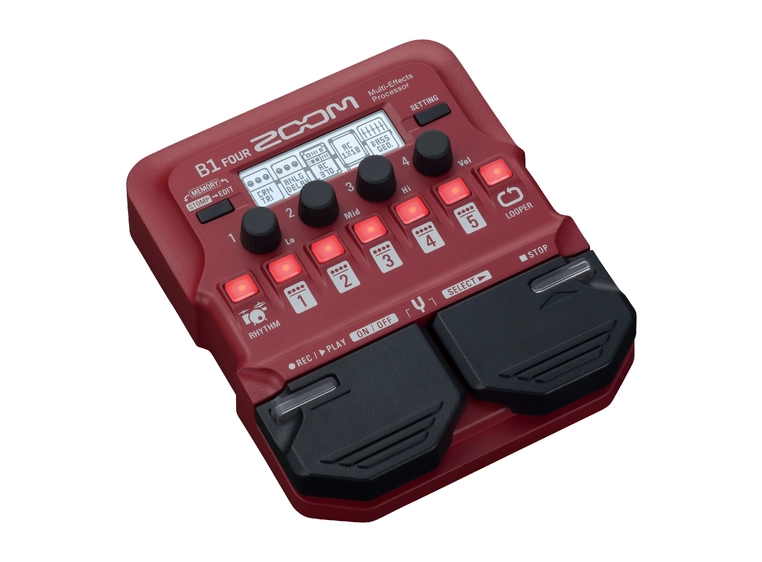 Zoom B1 Four Bass Multieffekt 