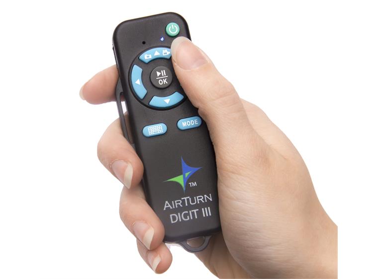 Airturn DIGIT III Bluetooth håndholdt fjernkontroll