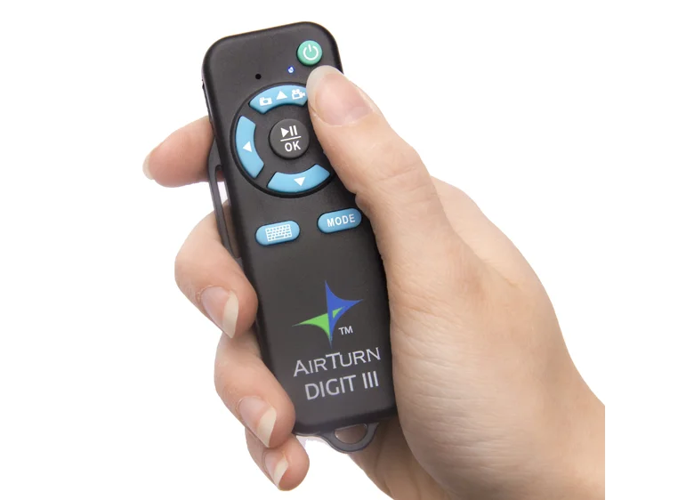 Airturn DIGIT III Handheld multifunction Bluetooth remote 