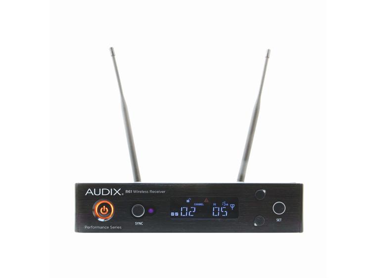 Audix R61 Trådløs mottaker Frekvensbånd 522 MHz  586 MHz