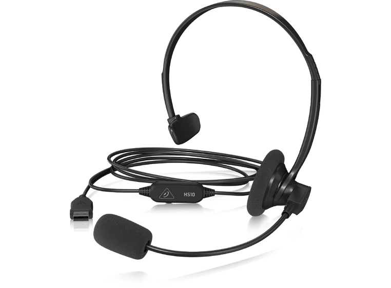 Behringer HS10 Mono USB hodetelefon med mikrofon 