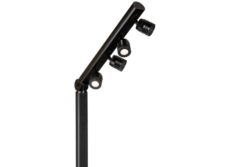 Briteq BT-AKKUPOLE 4 x 5W LED spot m/batteridrift 