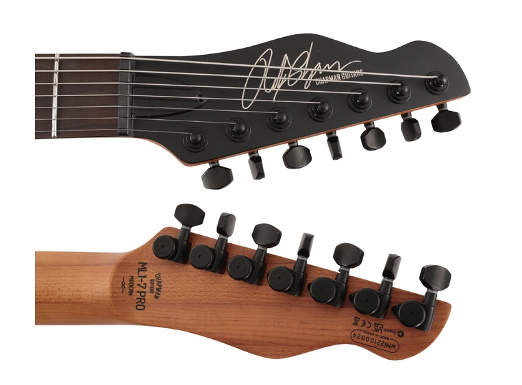 Chapman guitars ML1 7 Pro Modern Cyber Black 