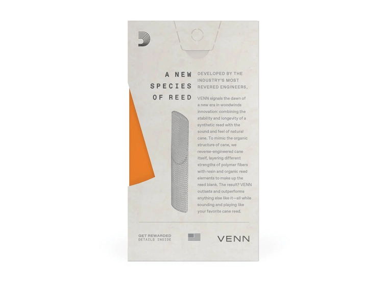 D'Addario VAS01305 VENN flis Alt-sax Altsax 3.0+ 