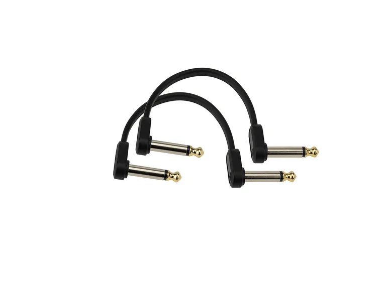 D'addario PW-FPRR-204OS Patchkabel Flat 10cm. Off-set, par 