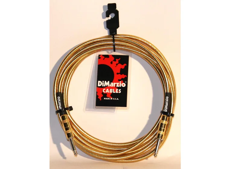 Dimarzio EP1715SSGM Instrumentkabel Braided 4,5 m. Gold Metallic 