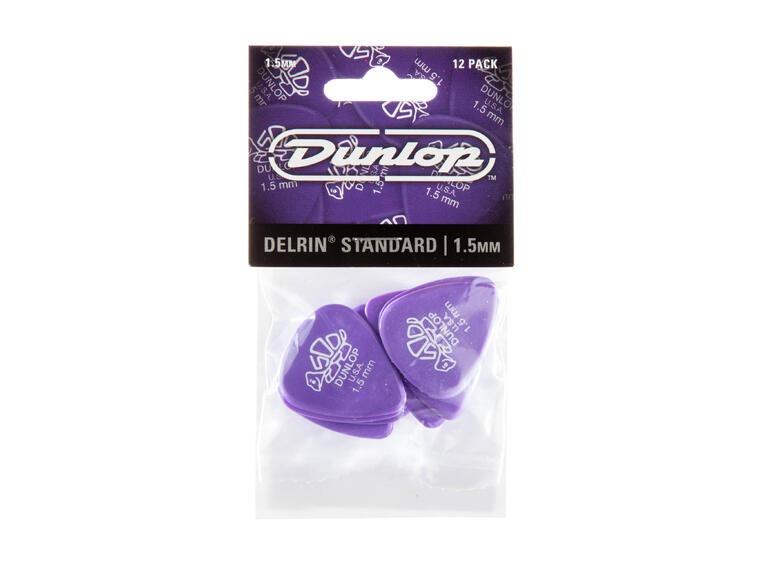 Dunlop 41P1.5 Delrin 500 Standard 12-pakning