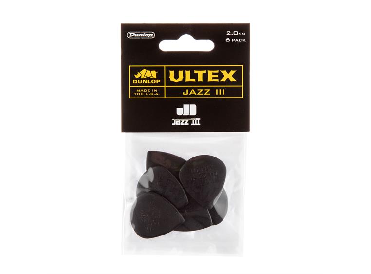 Dunlop 427P2.0 Ultex Jazz III 6-Pack