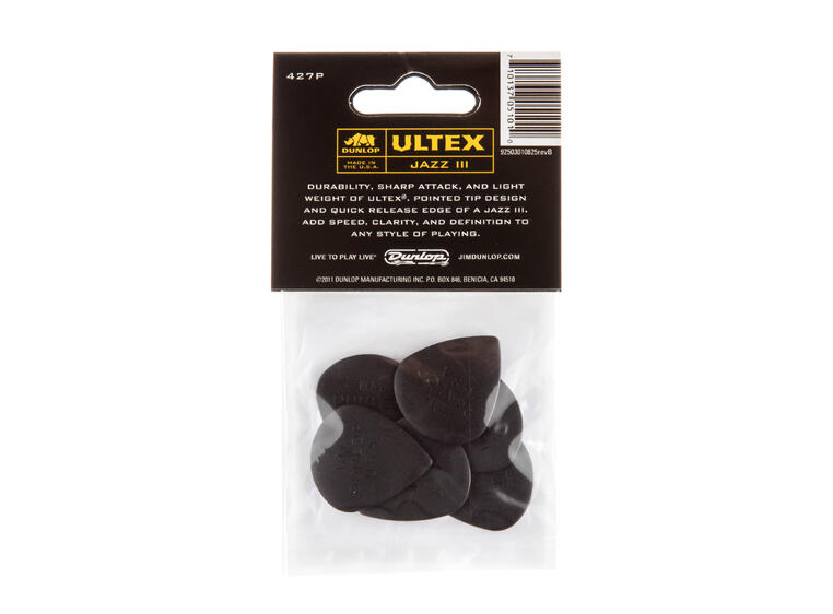 Dunlop 427P2.0 Ultex Jazz III 6-pakning