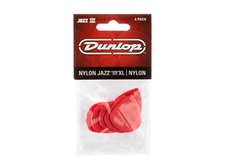 Dunlop 47PXLN Nylon Jazz III XL 6-pakning