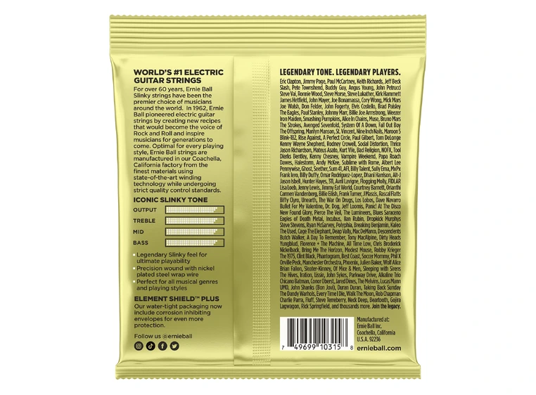 Ernie Ball EB-2214 Mammoth Slinky Nickel (012-062) 