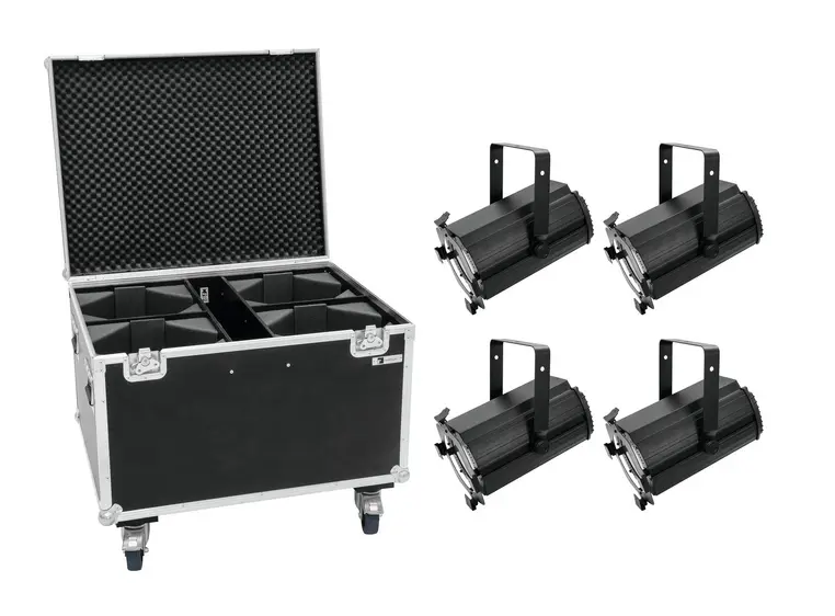 Eurolite Set 4x LED THA-120PC Theater-Spot & Case 