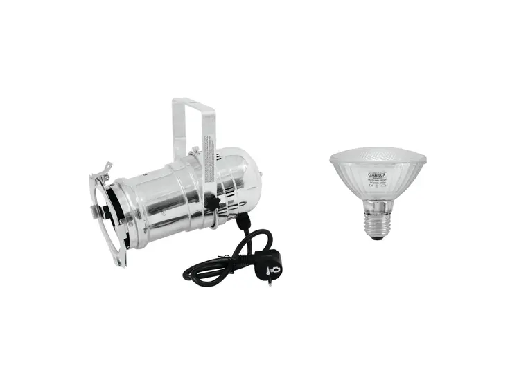 Eurolite Set PAR-30 Spot silver & PAR-30 230V SMD 11W E-27 LED 6500K 