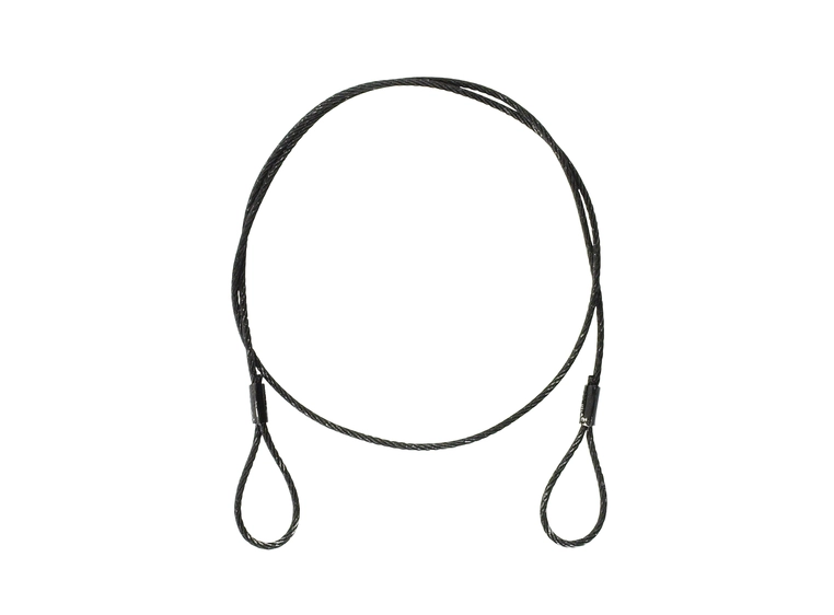 Eurolite Steel Rope (SC) 900x3mm black without quick link 