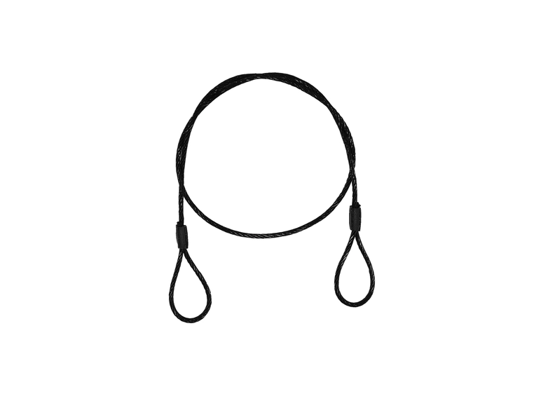 Eurolite Steel Rope (SC) 900x3mm black without quick link 