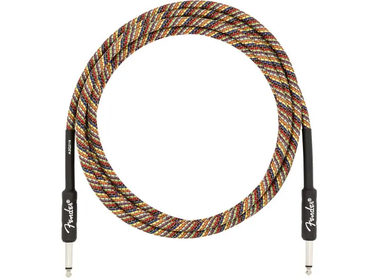 Fender 10' Festival Instrument Cable Pure Hemp, Rainbow, 3m 