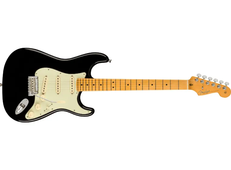 Fender Am Pro II Stratocaster Black, Maple Fingerboard 