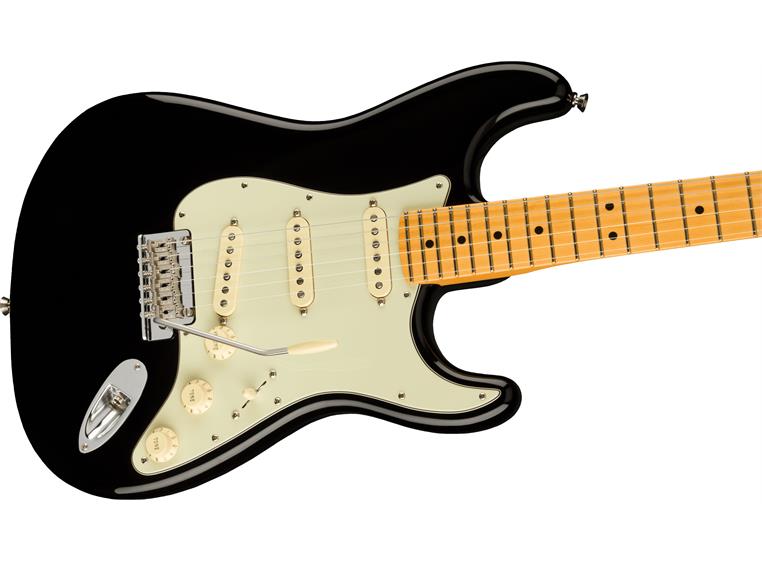 Fender Am Pro II Stratocaster Black, Maple Fingerboard