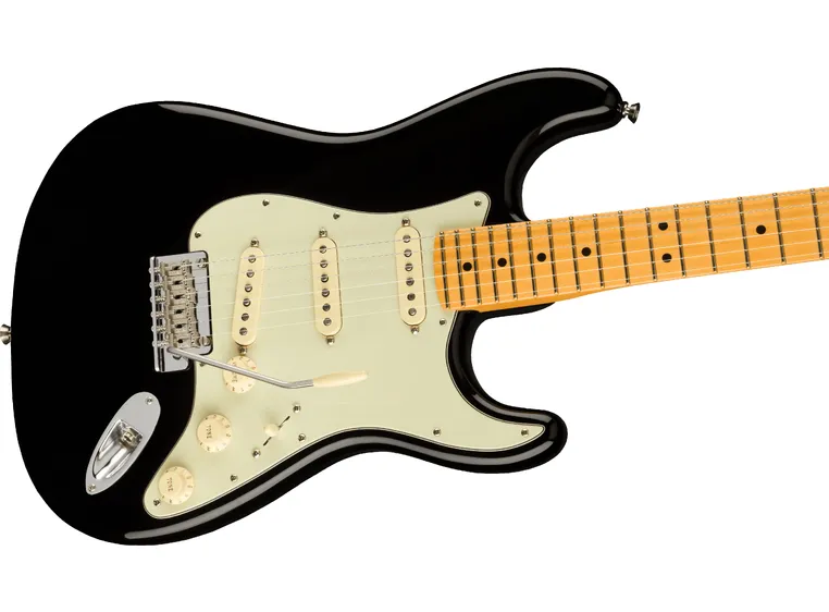 Fender Am Pro II Stratocaster Black, Maple Fingerboard 