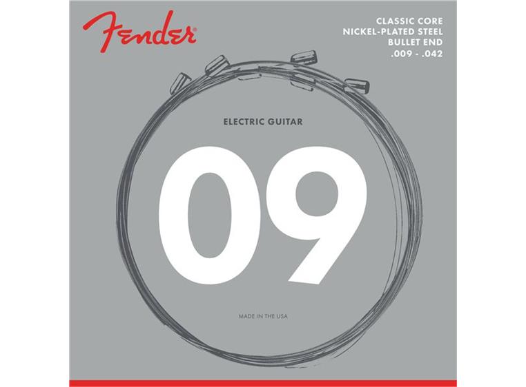 Fender Classic Core 3255L Nickel-Plated (009-042) Bullet ends