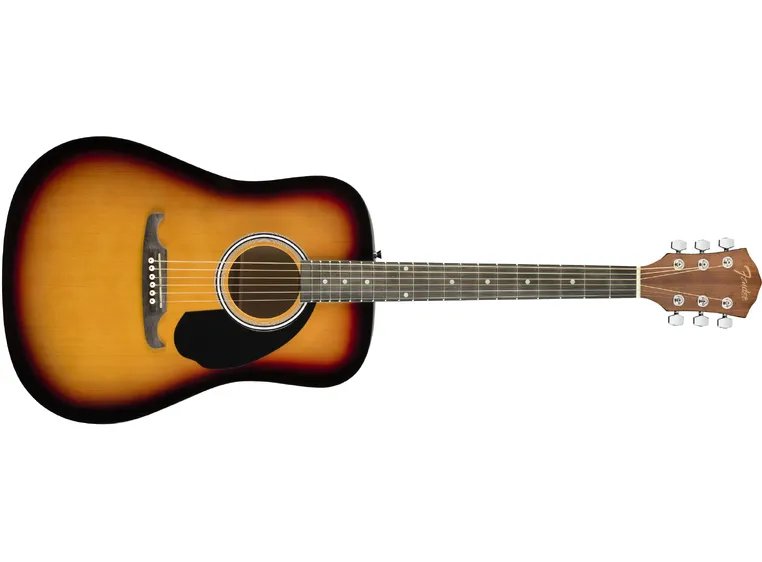 Fender FA-125 Dreadnought, Walnut Sunburst, Walnut Fingerboard 