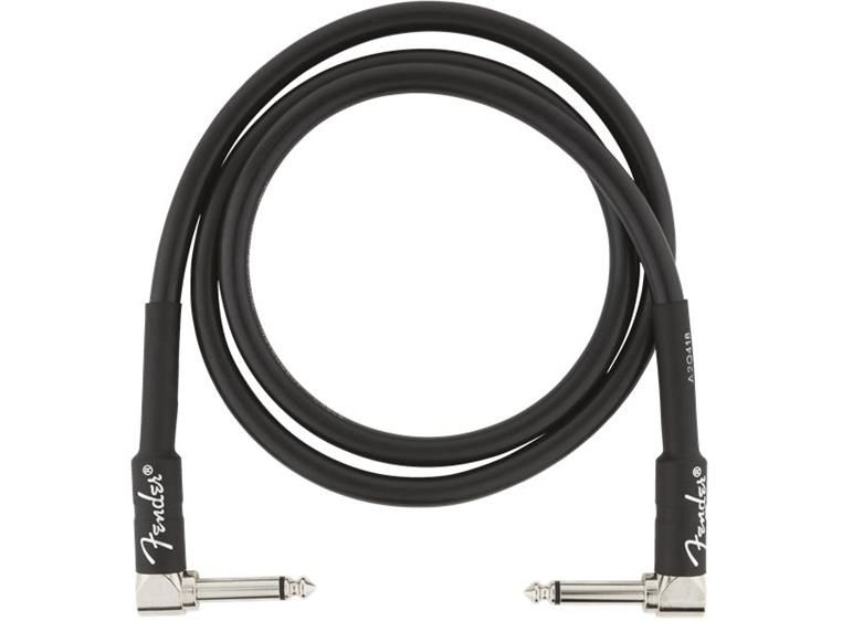 Fender Professional Instrument Cables Angle/Angle, 3', Black