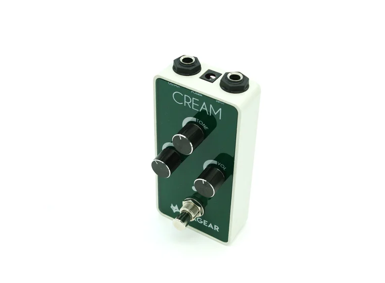 Foxgear Cream Vintage Overdrive Pedal 