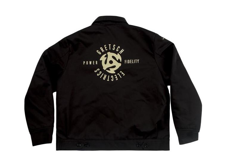 Gretsch Patch Jacket, Black, XL Size: XL