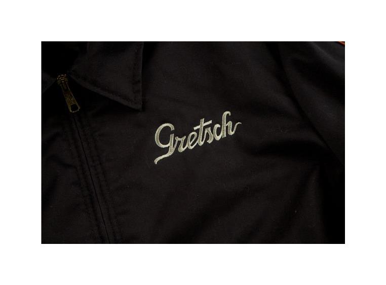 Gretsch Patch Jacket, Black, XL Size: XL
