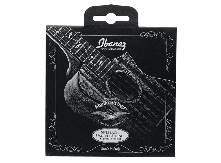 Ibanez NBUKS4 IBZ/Aquila Streng Ukulele Black 
