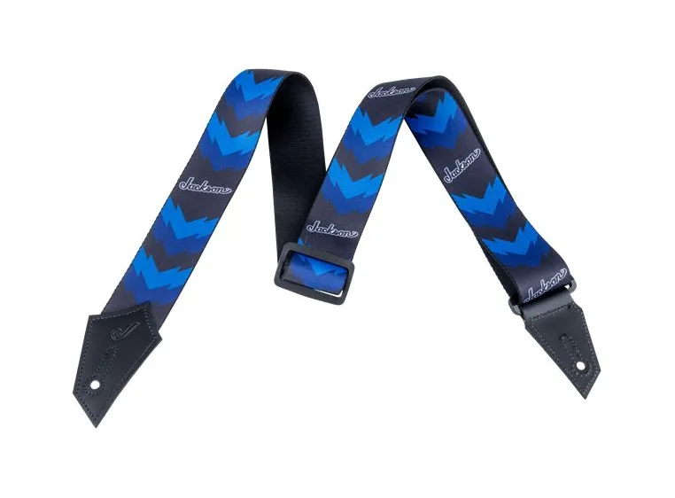 Jackson Strap with Double V Pattern Black/Blue 