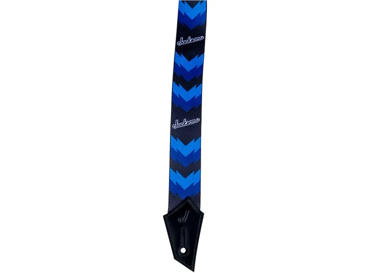 Jackson Strap with Double V Pattern Black/Blue 
