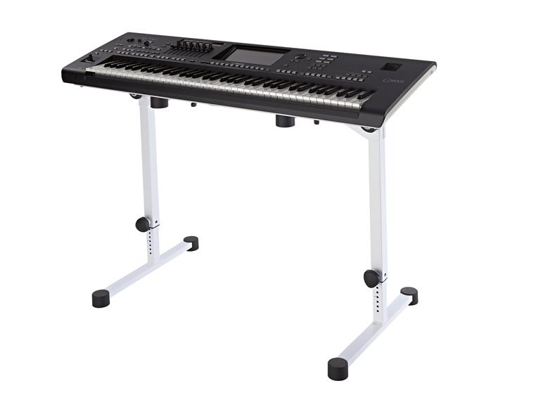 K&M 18820 keyboardstand table-style Omega Pro. Hvit