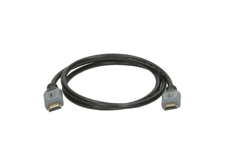Klotz HDMI 2.0 høyhastighets kabel 2m Ethernet HDMI-A