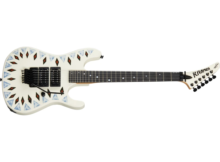 Kramer NightSwan Vintage White with Aztec Graphic 