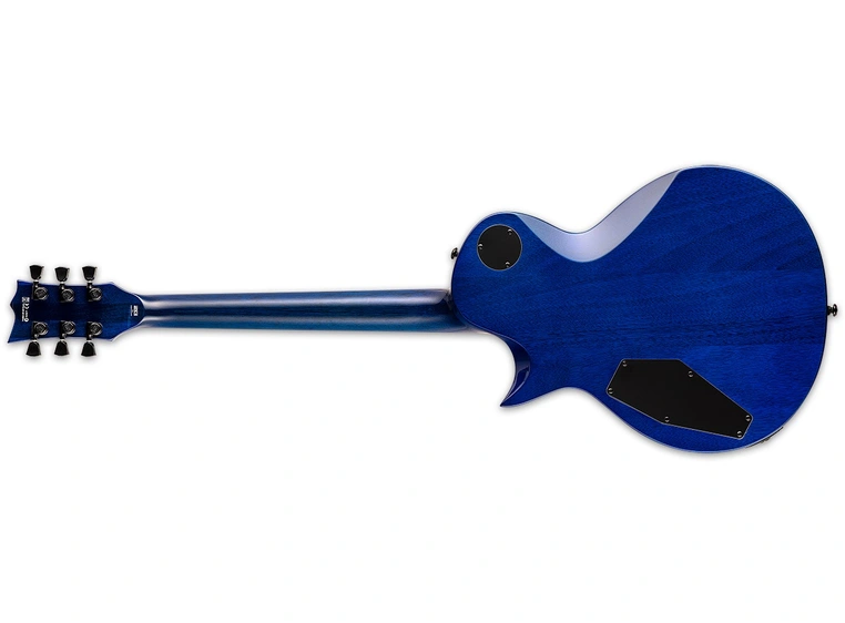 LTD EC-1000 Blue Natural Fade Burled Poplar 