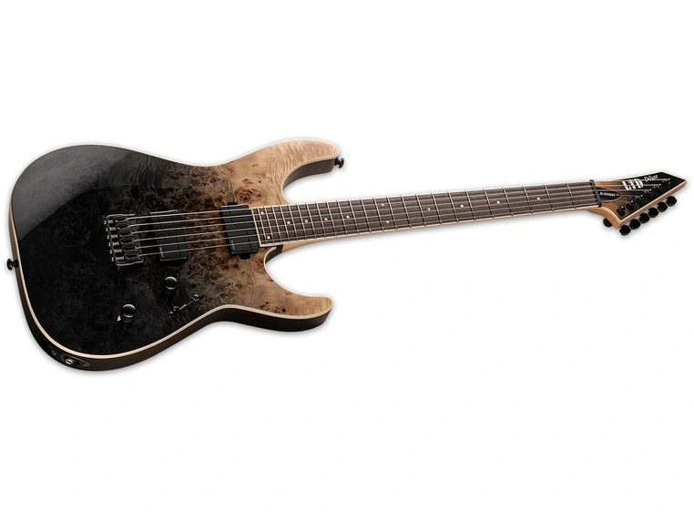 LTD M-1000HT Black Natural Fade Burled Poplar 