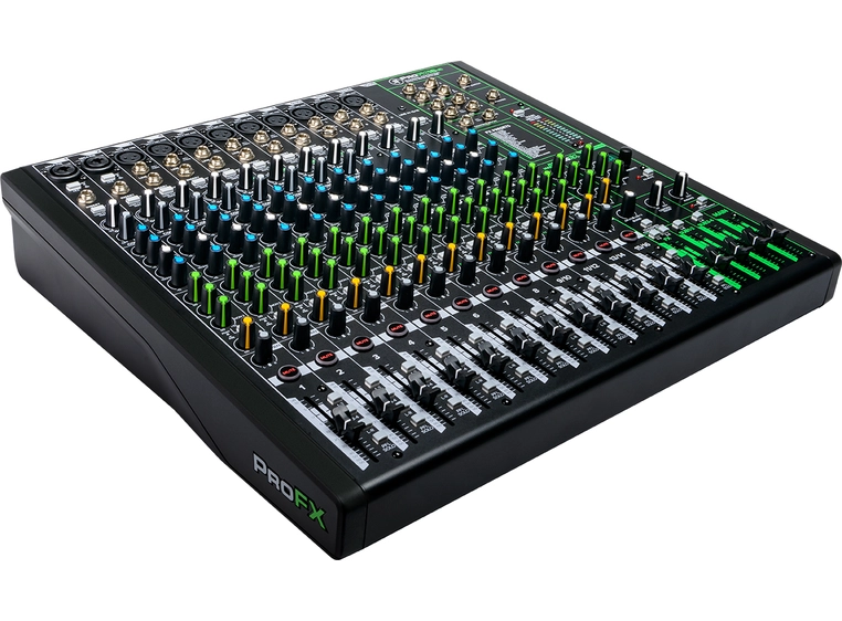 Mackie ProFX16v3 16 kanalers 4-bus profesjonell effektmikser m/USB 