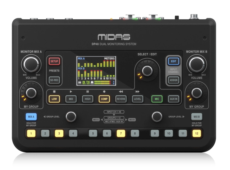 Midas DP48 Dual 48 Channel Personal Monitor Mixer 